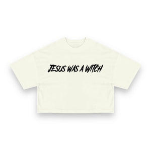 JESUS WAS A WITCH Crop Tee