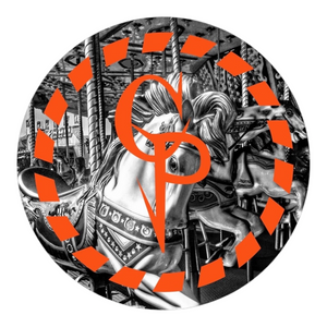 The Carousel - Gray/Orange