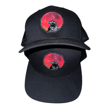 Load image into Gallery viewer, Blood Moon Crow Trucker
