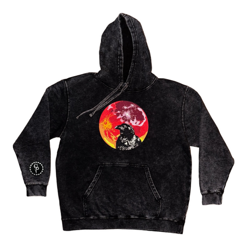 Ash Blood Moon Crow Hoodie by Carousel Project