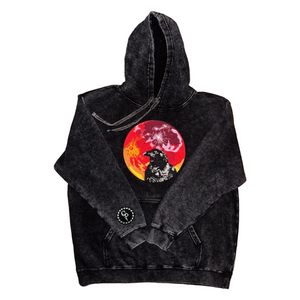 Ash Blood Moon Crow hoodie by Carousel Project