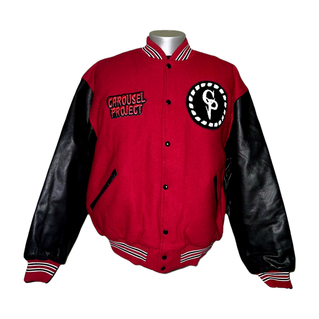 Varsity Red Letterman by Carousel Project
